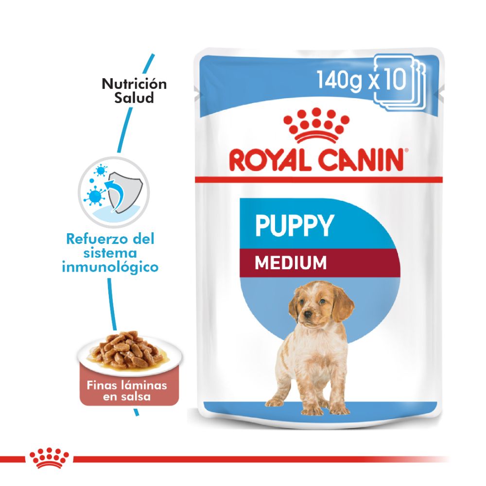 royal canin medium puppy pouches